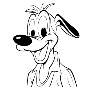 Goofy - Goofy drawing: fun coloring