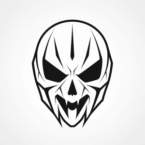 Halloween - Scary Halloween skull mask