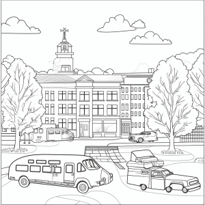 Helipad - Helipad coloring page for kids