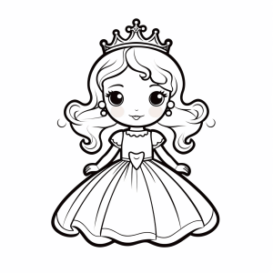 Knight princess - Knight princess coloring page