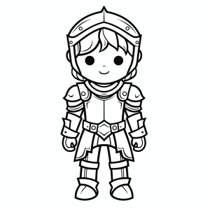 Knight's festival - Knight festival coloring page for kids