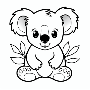 Koala - Koala drawing to color in