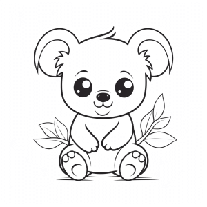 Koala - Cute koala coloring fun