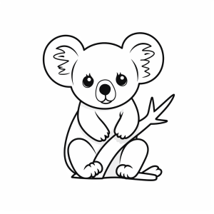 Koala - Koala drawing to color in