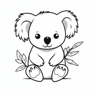 Koala - Koala drawing for children