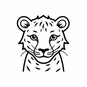 Lion - Lion drawing to color in