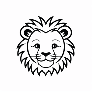 Lion - Lion drawing to color in