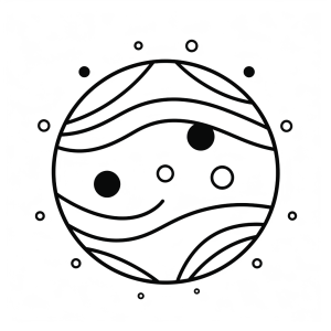 Magic ball - Magic ball coloring page