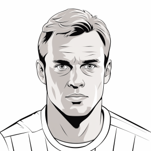 Manuel Neuer - Soccer player coloring picture to print