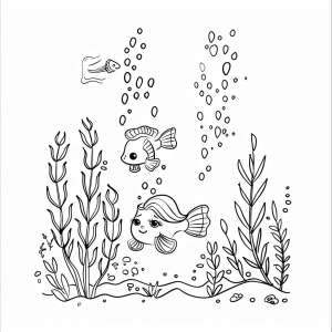 Mermaid - Mermaid coloring page for kids