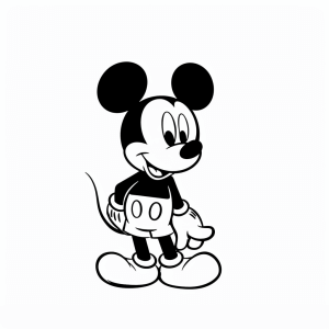 Mickey Mouse adventures - Mickey Mouse adventure coloring page