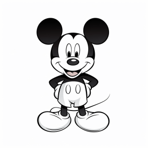 Mickey Mouse - Mickey Mouse to color