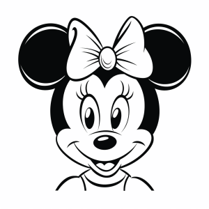 Minnie Mouse - Minnie Mouse coloring picture