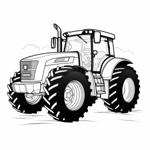 NewHolland - Tractor coloring fun for children