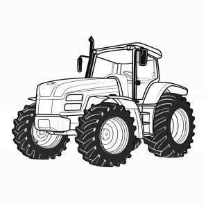 NewHolland - New Holland Tractor Coloring Page