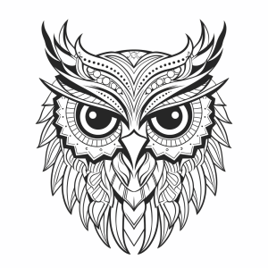 Owl - Unique owl picture for children