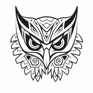 Owl - Explore our owl face painting templates for children