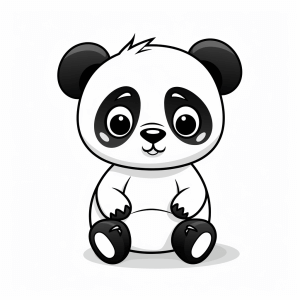 Panda - Cute panda drawing