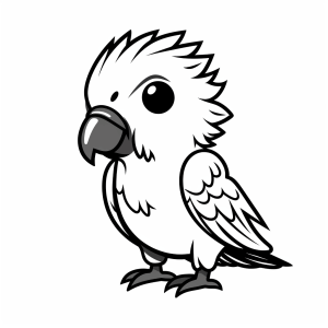 Parrot - Parrot coloring picture