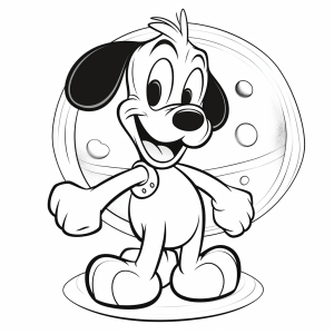 Pluto - Pluto coloring page for kids