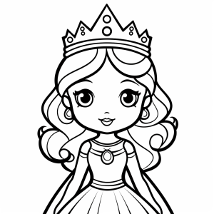 Princess dance - Dancing princesses coloring page