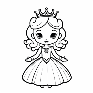 Princess - Princess in a magnificent dress