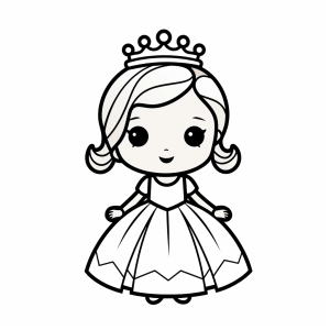 Princess - Little Princess coloring page