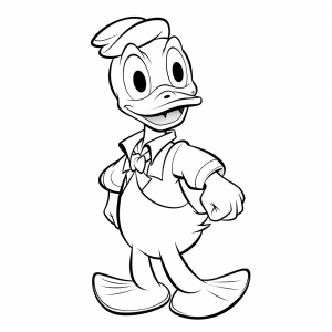 Scrooge McDuck - Experience Scrooge's adventures with our coloring page