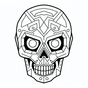 Skull - Pirate Skull Adventure Kids Mask