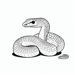 Snake - Snake coloring page