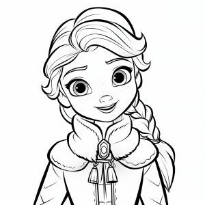 Snow White - Fairytale princess coloring fun