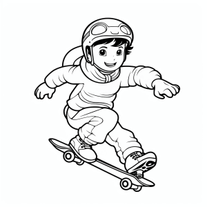 Snowboarding - Snowboard adventure coloring fun