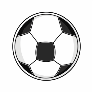 Soccer - Soccer coloring page for kids