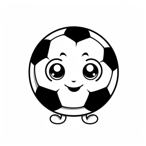 Soccer - Soccer for coloring - A goal for creativity