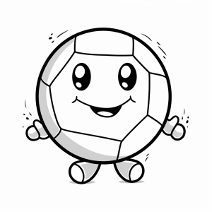 Soccer - Soccer coloring page to print out