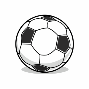 Soccer - Soccer coloring page for kids