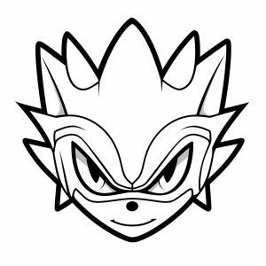 Sonic - Fast-paced fun with the hedgehog superhero mask