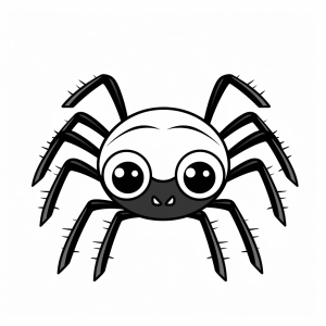 Spider - Friendly spider drawing for children