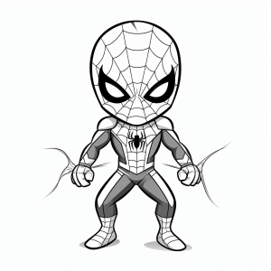 Spider-Man - Spider hero coloring hero for children