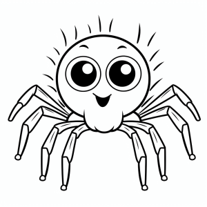 Spider - Cute spider for creative painting fun