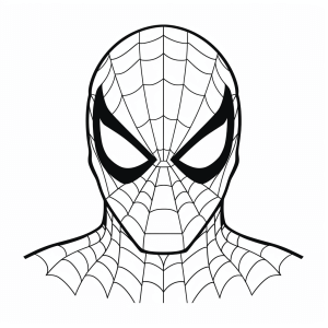 Spiderman - Spider hero face cover for children