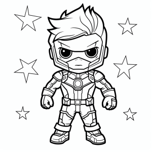 Star-Lord - Galactic hero: Creative coloring experience