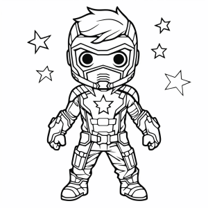 Star-Lord - Galactic hero to color in