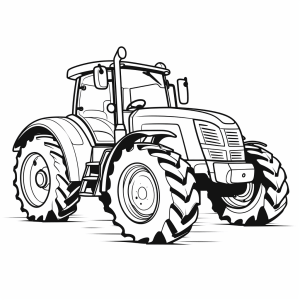 Steyr - Tractor coloring page for kids