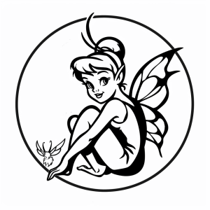 Tinkerbell and fairies - Magical Tinkerbell adventure to color in