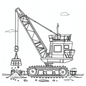 Tracked excavator in the gravel pit - Tracked excavator in the gravel pit Adventure