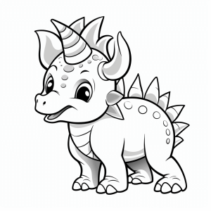 Triceratops dinosaur - Triceratops dinosaur drawing