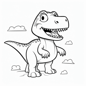 Tyrannosaurus Rex - Tyrannosaurus Rex to color in