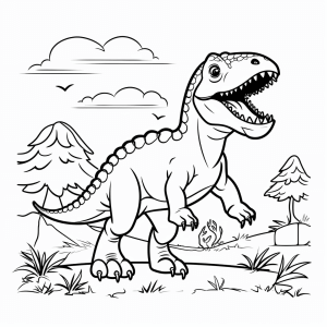 Tyrannosaurus Rex - Tyrannosaurus Rex coloring adventure