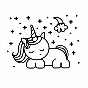 Unicorn and sparkling northern lights - Unicorn and sparkling northern lights: coloring adventures